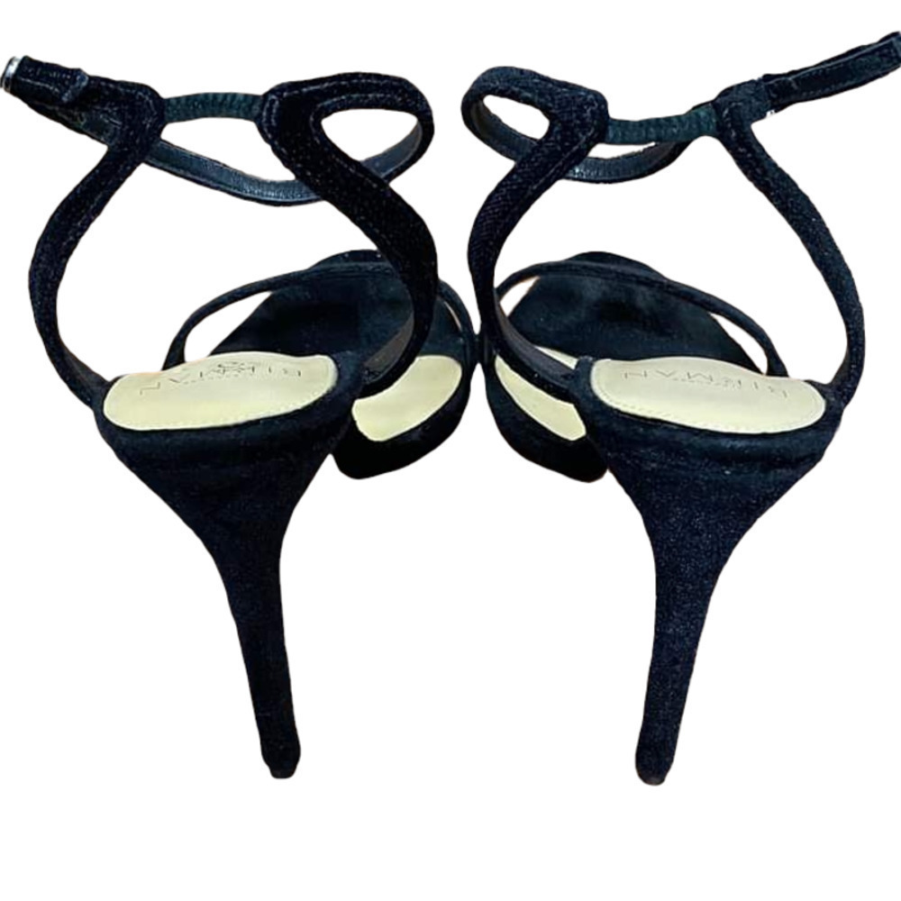 Alexandre Birman Heels Black Ankle Strap Size 40.5 - Picture 3 of 7